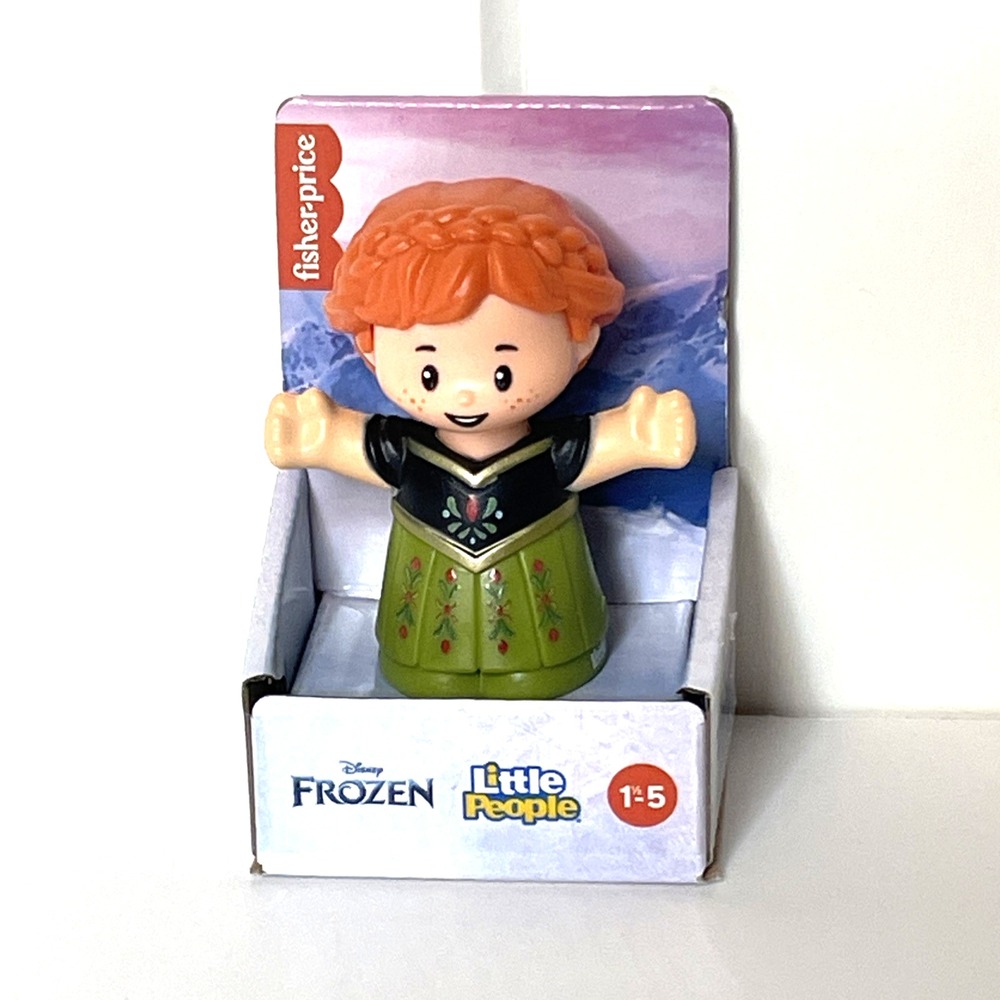 Fisher Price Little People Disney Frozen Princess ANNA FROZEN Figure NEW